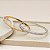 Bracelete Feminino Cravejado Detalhes Em X Banhado a Ouro - Imagem 5