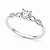 Anel Moissanite 4.0mm Solitário Prata 925 Maciça Com Certificado - Imagem 1