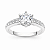 Anel Moissanite 7.0mm Prata 925 Maciça Cravejado Com Certificado - Imagem 1