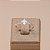 Anel Moissanite Carre Quadrado 5.0mm Prata 925 Maciça - Imagem 4
