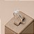Anel Moissanite Oval Solitário 6x8mm Prata 925 Maciça - Imagem 3