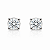 Trio de Brincos Moissanite Prata 925 Ponto de Luz com Certificado - Imagem 2