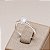 Anel Moissanite Gota Solitário 5x7mm Prata 925 Maciça - Imagem 5