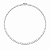 Colar Riviera Degradê Prata 925 Moissanite 4.0mm 0.3ct 45cm Com Certificado GRA - Imagem 1