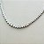 Colar Riviera Degradê Prata 925 Moissanite 4.0mm 0.3ct 45cm Com Certificado GRA - Imagem 2