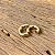 Brinco Piercing Conch Orelha Cartilagem Fake Banhado A Ouro - Imagem 7