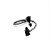 Anel de Falange com Zircônias Brancas Banhado Em Ródio Negro - Imagem 2