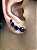 Brinco Ear Cuff Pedras Zirconias Gotas Azuis Banhado a Ouro - Imagem 1