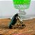 Anel Pedra Oval Grande Verde Esmeralda Banhado a Ouro - Imagem 4