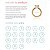 Anel Pedra Oval Grande Preto Onix Banhado a Ouro 18k Luxo - Imagem 8