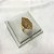 Anel Cravejado Micro Zirconia Grande Banhado a Ouro Luxo - Imagem 2