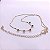 Chocker Dourado Pedras Coloridas - Imagem 2