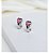 Brinco Coração rosa 1,5cm Rodio - Imagem 1