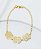 Pulseira 3 Flores Chapa Vazada - Imagem 1