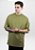 Camiseta Oversized verde militar ESSENTIALS ⭐⭐⭐⭐⭐ - Imagem 4