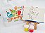 AL069 - Lembrancinha Kit Pintura com Sacolinha Personalizada - Tema Dinossauro Baby - Imagem 2