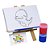 AL103 - Lembrancinha Kit Pintura Cavalete com Tela Gravada - Tema Dino Baby - Imagem 1