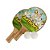 AL340 - Lembrancinha Kit Jogo Ping-Pong com Raquetes e Bolinhas - Tema Safári Baby - Imagem 1