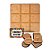 AL100 - Lembrancinha Jogo da Velha Tabuleiro com Peças Personalizadas - Tema Lego - Imagem 1