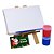 AL019 - Lembrancinha para Pintar com Cavalete, Tintas e Pincel - Natal - Imagem 1