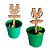 AL348 - Lembrancinha Cultivo com Mini Vaso e Aplique Personalizado MDF - Princesa (Super Mario) - Imagem 4
