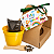 AL014 - Kit Cultivo Cestinha Kraft com Sementes de Flor ou Tempero - Natal - Imagem 1