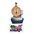 AL348 - Lembrancinha Cultivo com Mini Vaso e Aplique Personalizado MDF - Bob Omb (Super Mario) - Imagem 1