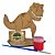 AL059 - Lembrancinha Pintura T-Rex com Tinta e Pincel - Imagem 1