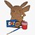 AL054 - Lembrancinha Kit Pintura Pokémon em mdf com Tinta e Pincel - Pikachu - Imagem 1