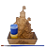 AL117 - LEMBRANCINHA KIT PINTURA CASTELO PRINCESAS DISNEY MDF COM 2 TINTAS E PINCEL - Imagem 3