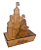 AL117 - LEMBRANCINHA KIT PINTURA CASTELO PRINCESAS DISNEY MDF COM 2 TINTAS E PINCEL - Imagem 4