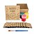 AL333 - Lembrancinha Kit Jogo da Memória mdf com Tinta e Pincel - Tema Fundo do Mar - Imagem 1
