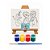 AL134 - Kit Pintura com Tela 20 x 15, Cavalete mdf, 4 Tintas e Pincel - Tema Frozen - Imagem 1