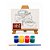 AL134 - Kit Pintura com Tela 20 x 15, Cavalete mdf, 4 Tintas e Pincel - Tema Carros Disney - Imagem 1