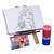 AL103 - Lembrancinha Kit Pintura Cavalete com Tela Gravada - Tema Enrolados - Imagem 1