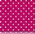 Tecido Tricoline Poá Branco com Fundo Rosa Pink - Imagem 1