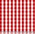 Tecido Tricoline Xadrez Maior Vermelho e Branco - Imagem 1