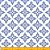 Tecido Tricoline Azulejo Fundo Branco - Imagem 1