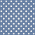 Tecido Tricoline Poá 2Bol Branco com Fundo Azul Antigo - Imagem 1
