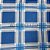 Tecido tricoline Xadrez Grande Azul e Cinza - Imagem 1