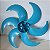 Hélice 6 Pás 30cm Azul para Ventilador Cadence VTR 560 - Imagem 3