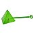 Chumbada Triângulo com Haste e Argola Verde - 100g - Imagem 4