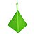 Chumbada Triângulo com Haste e Argola Verde - 100g - Imagem 5