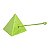 Chumbada Triângulo Verde Haste Simples - 120g - Imagem 2