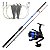 Kit pesca de Praia Tabarana 3002 + Molinete LP50 - Imagem 1
