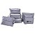 Kit Organizador de Malas NTK 7pçs - Cinza - Imagem 1