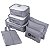 Kit Organizador de Malas NTK 7pçs - Cinza - Imagem 2