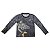 Camiseta Zíper Infantil Delta Robalo Cinza - Imagem 1