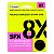 Linha Sufix SFX 8X 135m Verde - 0.14mm 16.9lb - Imagem 1
