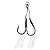 Anzol Suporte Hook Duplo Albatroz Live Bait 2pç - Imagem 1